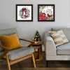 SEVOBAL Wall Art, Matching Botanical Duo with Wood Frames for Creating Harmonious Wall Arrangements in Living Spaces, Multicolor, 14"*1"*14" - 4 of 4