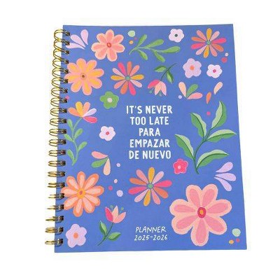 Isabella MG It's Never Too Late 2025-2026 Spiral Planner  8.5" x 11" 