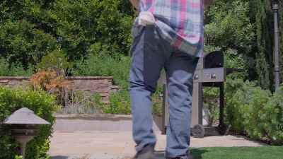 Kenmore 4-Burner Stainless Steel Propane Gas Grill with Side Burner