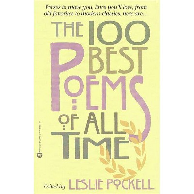 The 100 Best Poems of All Time - by  Leslie Pockell (Paperback)