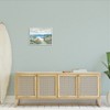 Stupell Industries Tranquil Beachside Flower Meadow Ocean Sailboats Scene, 20" x 16" - 2 of 4