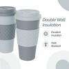Copco Acadia To Go Mug Set of 2, 16 Ounce Reusable Coffee Cups with Lids, Durable & BPA-Free, Travel Mugs Double-Wall Insulation - 3 of 4