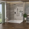 ALEXOUN Dual Shower Head - 10 Inch Wall Mounted Square Shower System with Rough-in Valve, Oil Rubber Bronze - 4 of 4