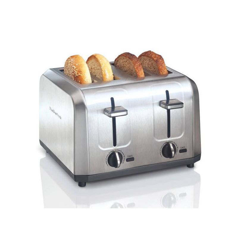 Hamilton Beach 4 Slice Toaster Brushed Stainless Steel - 24714, 2 of 6
