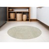 Gray and Beige Abstract Non Skid Area Rug - 2 of 4