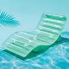 Chaise Pool Float Lounge Green - Sun Squad™ - image 4 of 4