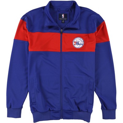 G-III Sports Mens Philadelphia 76ers Track Jacket Sweatshirt