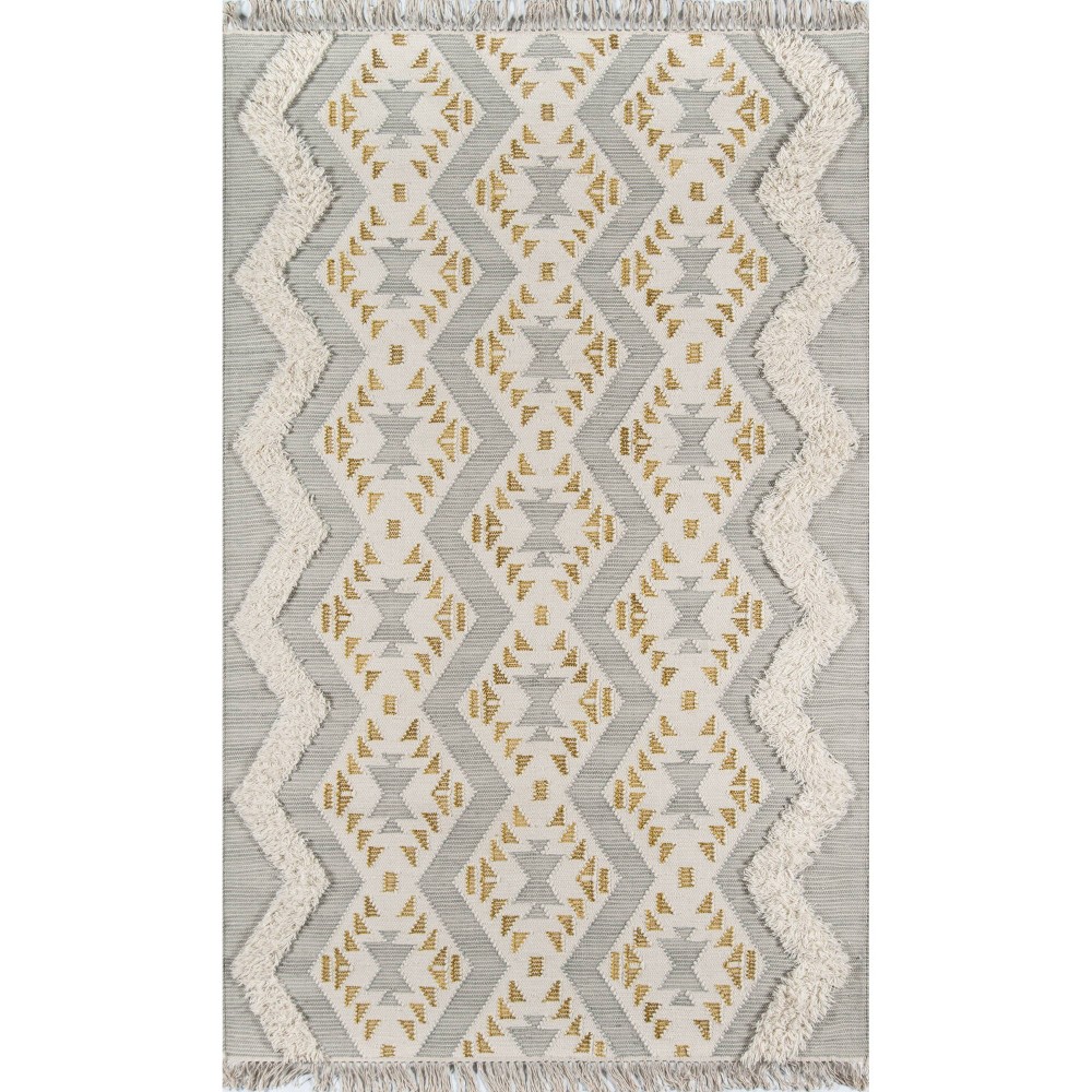 Photos - Area Rug 3'x5' Indio  Gray - Novogratz by Momeni