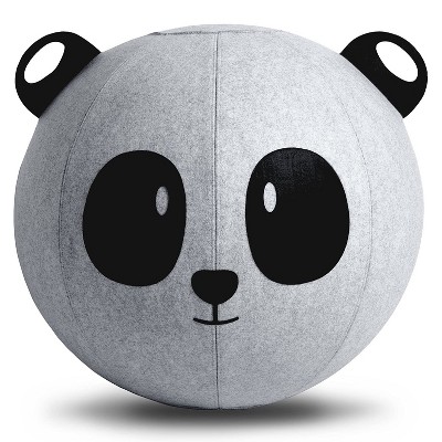 Vivora Niko Children's Anti Burst Inflatable 22 Inch Spherical Bounce Exercise Ball Ergonomic Chair, Panda Bear
