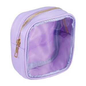 Unique Bargains Waterproof Clear Mini Makeup Bag 1 Pc - 1 of 4