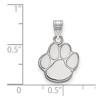 Black Bow Jewelry Sterling Silver Auburn Tigers NCAA Small Pendant - 2 of 3