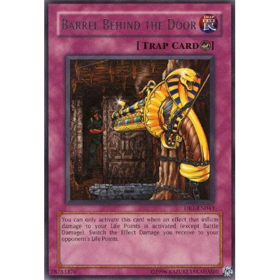 Yugioh Dark Revelation 1 Rare Barrel Behind The Door Dr1 En043