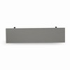 HomeStock X-Style Modern Dining Room Bench with Wood Seat, 60x15x18 Inch, Black/Gray - 4 of 4