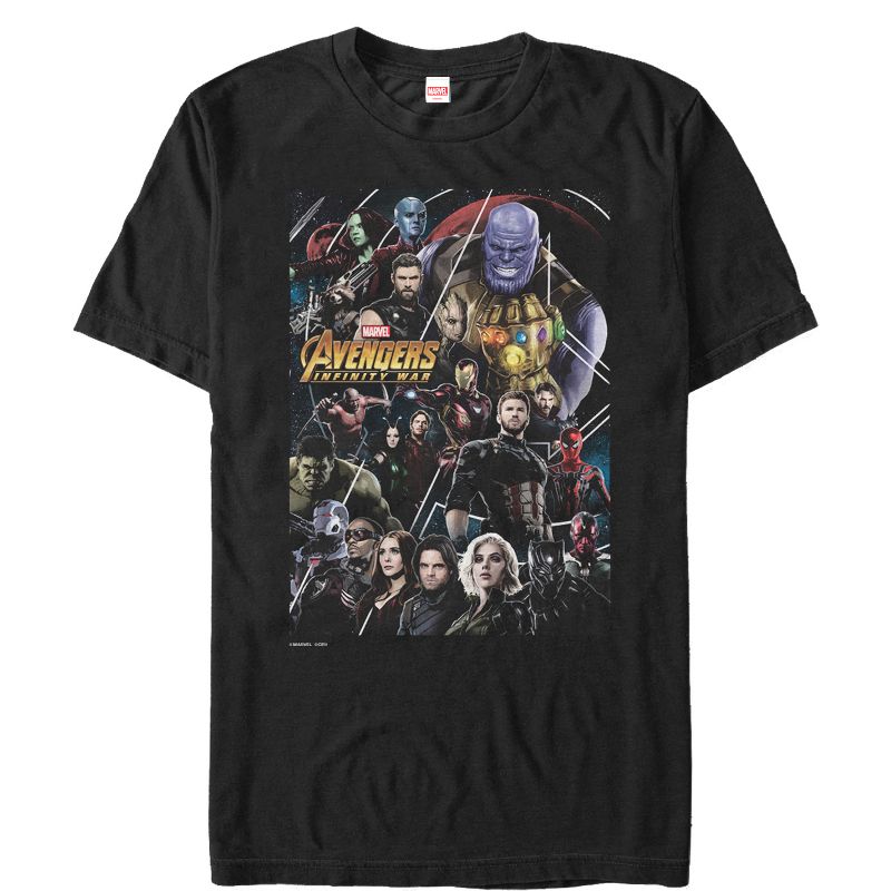 Men's Marvel Avengers: Infinity War Character View T-Shirt, 1 of 5