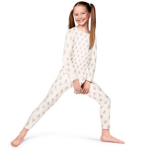 Rocky Thermal Underwear for Girls, Long Johns Fleece Lined Set, Shirt & Pants, Base Layer - 1 of 4