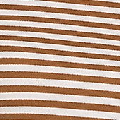 rich ginger/ivory stripe