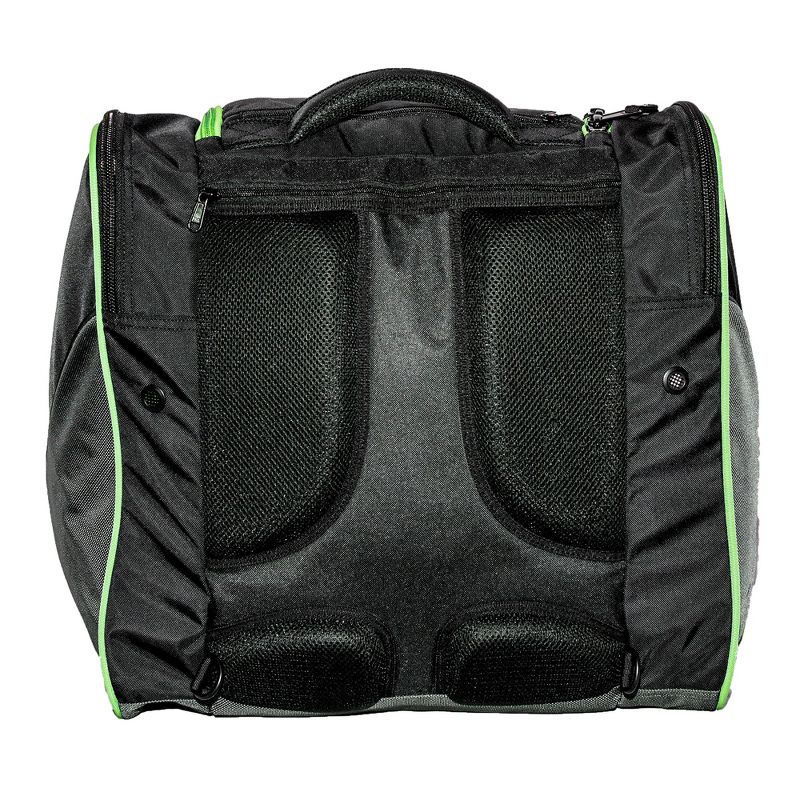 Sportube Freerider Outdoor 70 Liter Ski Boot Helmet & Gear Backpack Bag w/ Storage Pocket, Padded Back and Straps, Airline Compliant, Green/Black, 4 of 8