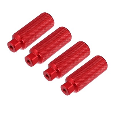 Unique Bargains Aluminum Alloy Axle Rear Foot Pegs Footrests for BMX MTB Bike Fit 3/8 Inch 2 Pair