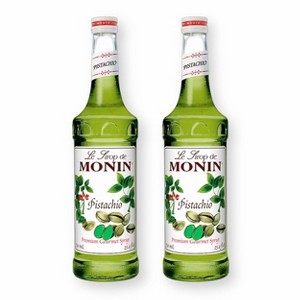 Monin Pistachio Syrup for Cocktails, Coffee, and Beverages 750 Ml. / 25.4 Fl. Oz. (Pack of 2) - 1 of 4