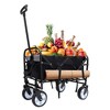 LOVMOR Minimeetall Multi-use Bag,Collapsible Foldable Wagon Cart Beach Wagon Heavy Duty Utility Cart Utility Wagon Grocery Cart for for Camping 3pcs plastic Liner bag /Cover - 4 of 4