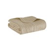 Sapphtopaz Oversized Quilted Throw Blanket with Scalloped Edges, 60x72" Microfiber & Cotton Filled Decorative Throw Blanket for Couch or Bed - 3 of 4