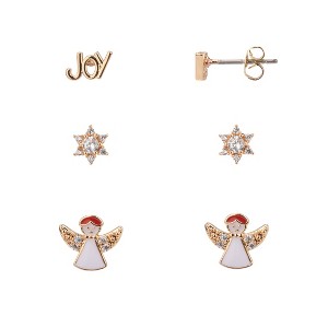 FAO Schwarz Star, Joy and Angel Trio Earring Set - 1 of 2