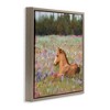 Stupell Industries Foal Horse Lounging Flower Meadow, 18" x 18" - 3 of 4