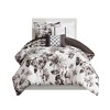 Sapphtopaz Comforter Sets Big Floral Prints Bedding Quilts Set with Pillows Comfy Soft Bedding Comforter Set for Bedroom, Floral - 3 of 4