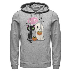 Men's Lost Gods Halloween Treat Friends Pull Over Hoodie - 1 of 4