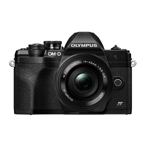 Olympus OM-D E-M10 Mark IV Camera (Black) & M.Zuiko Digital ED 14-42mm Lens  Kit