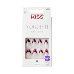 KISS Products Voguish Fantasy Fake Nails - Passionable - 31ct - 1 of 4