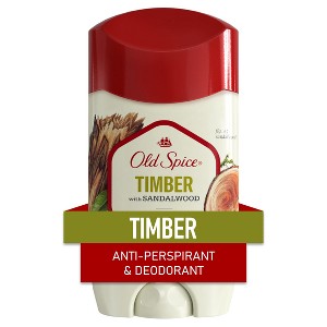 Old Spice Men's Timber with Sandalwood Antiperspirant Deodorant - 2.6oz - 1 of 4