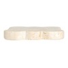 Storied Home Tuscan Elegance Travertine Coaster Set, Natural, Set of 4 - 4 of 4