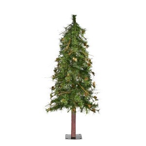 Vickerman Mixed Country Pine Artificial Alpine Tree - 1 of 3