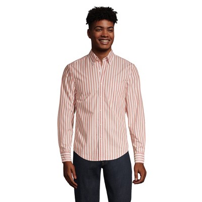 Lands' End Men's Traditional Fit Essential Lightweight Poplin Shirt ...