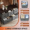 5 Drawer Dresser, Long Fabric Storage Unit for Bedroom, Closet, Living Room, Hallway & Nursery - 4 of 4