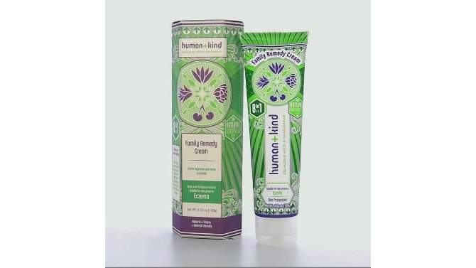Human+Kind Family Remedy Cream - Body Cream for Dry Skin - 3.53 oz, 2 of 9, play video