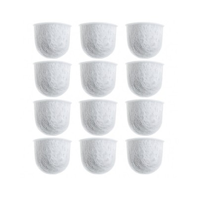 Nispira Activated Charcoal Water Filters For Wolf Coffee Maker WGCM100S, 12 Filters