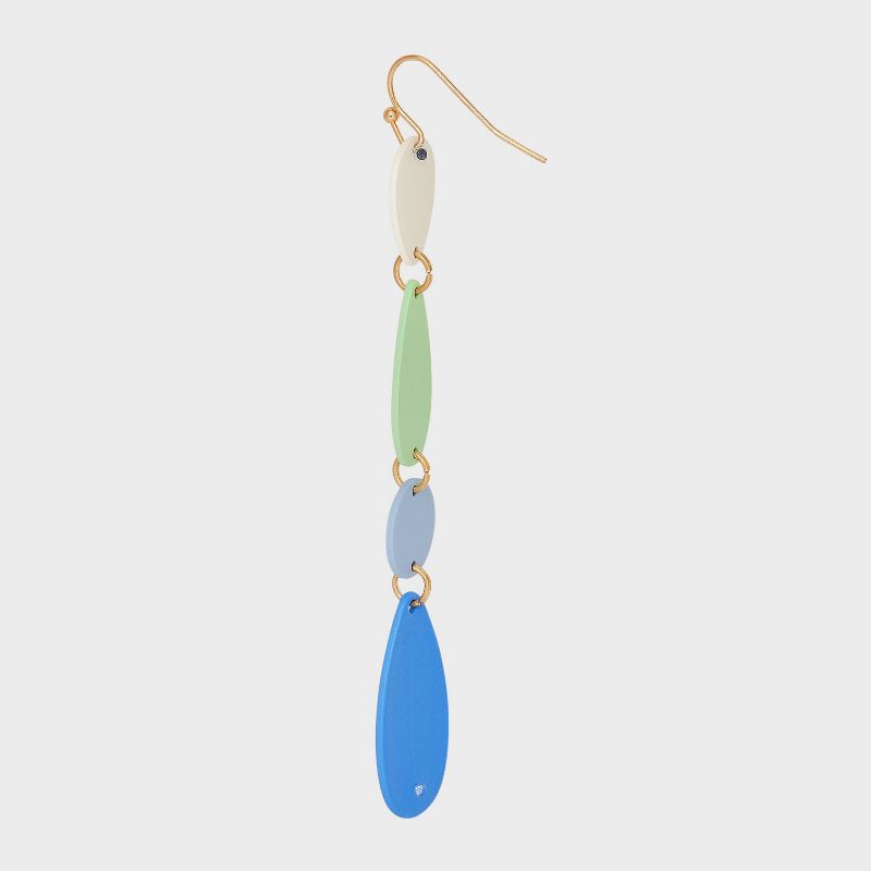 Abstract Linear Drop Earrings - Universal Thread™, 4 of 5