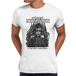 GDC Edward Scissorhands Tシャツ Edward Scissorhands Men's I Am Not Complete T-Shirt - Bright White