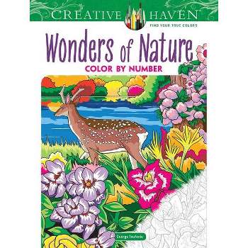 Creative Haven Autumn Inspirations Color By Number - (adult Coloring Books:  Seasons) By George Toufexis (paperback) : Target