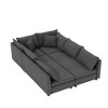 YOOCOZZ Chenille Sectional Sofa with Modular Design and Pillows - 2 of 4