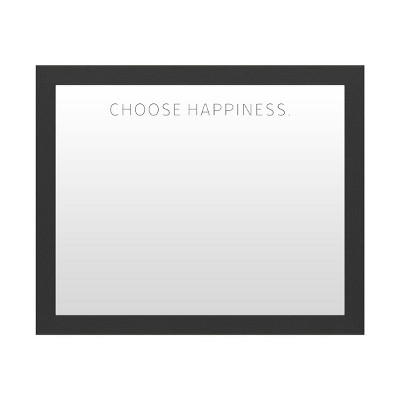 Dry Erase Marker Board with Printed Artwork - ABC 'Choose Happiness' White Board