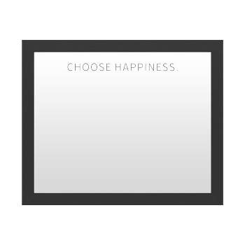 Trademark Fine Art Dry Erase Marker Board with Printed Artwork - ABC 'Choose Happiness' White Board