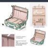 Summit Adventure 3-Piece Vintage Luggage Set Embossed Mint - 4 of 4