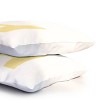 Deny Designs Standard April Lane Art Block Yellow Monogram H Microfiber Printed Pillow Sham - 3 of 3