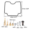 Unique Bargains Motorcycle Carburetor Repair Rebuild Parts for Yamaha V Star 1100 XVS 1100 Carb Repair Tools 2 Kits - 2 of 4