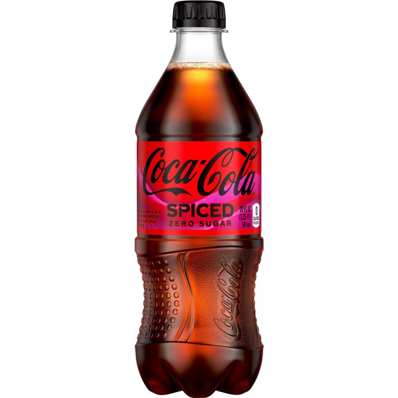 Coca-Cola Spiced Zero Sugar - 20 fl oz Bottle, 1 of 9
