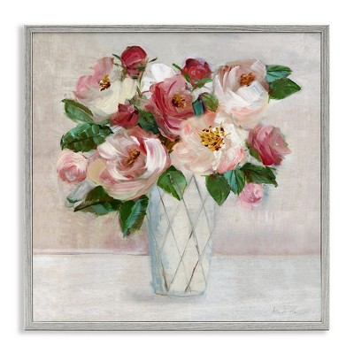 Stupell Industries Pink & Red Rose Bouquet, 17" x 17"