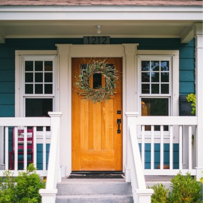 Green 24" Artificial Eucalyptus Birch Pod Wreath